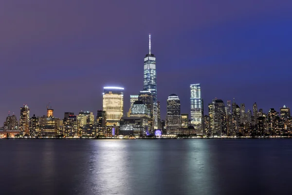 New York City skyline dari New Jersey — Stok Foto