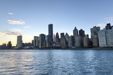 Roosevelt Adası Manhattan'dan görünümünü