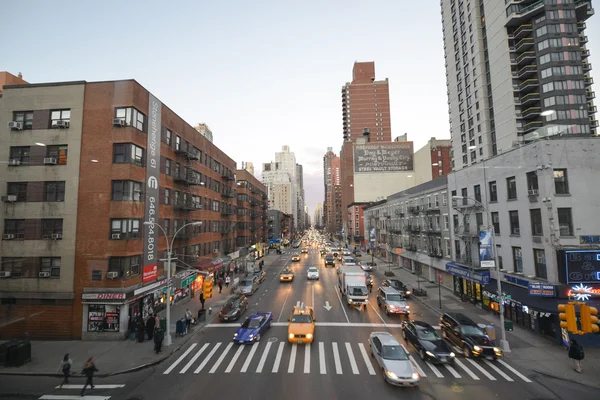 Roosevelt Island e Queensboro Bridge, Manhattan, New York — Foto Stock