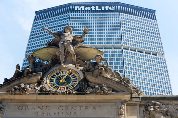 Grand Central Terminal and MetLife Building, New York — Stock Photo, Image