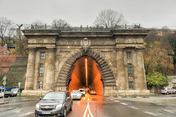 Túnel del Castillo de Buda - Budapest, Hungría — Foto de Stock