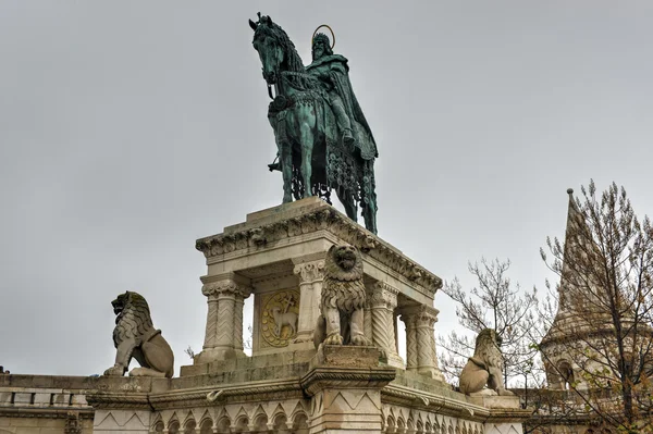 Aziz Istvan anıt - Budapeşte, Macaristan — Stok fotoğraf