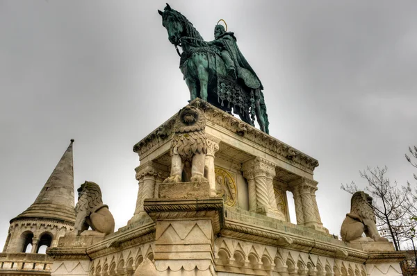 Monumento a Santo Istvan - Budapeste, Hungria — Fotografia de Stock