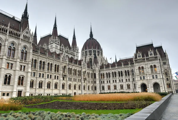 Edifício do Parlamento húngaro Budapeste, Hungria — Fotografia de Stock