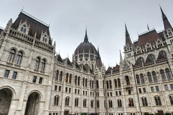 Edifício do Parlamento húngaro Budapeste, Hungria — Fotografia de Stock