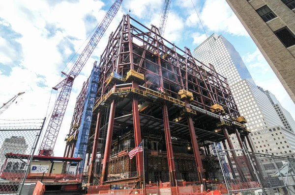 工事中、ニューヨークの 1 ワールドトレードセンター — ストック写真