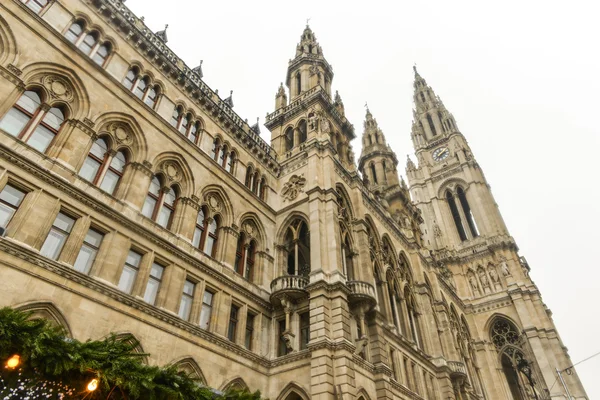 Edificio Rathaus (Ayuntamiento) en Viena — Foto de Stock