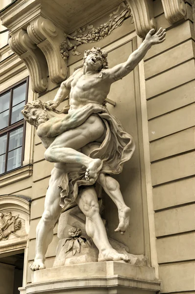 Herkules-Statue - Wien, Österreich — Stockfoto