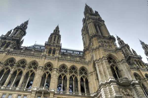 Rathaus (Town Hall) Building in Vienna — Stock Photo, Image