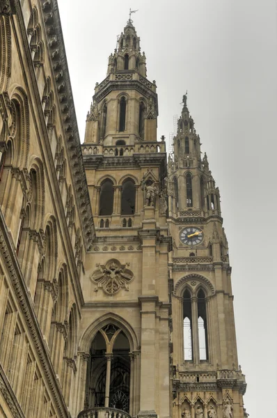 Rathaus (Câmara Municipal) Edifício em Viena — Fotografia de Stock