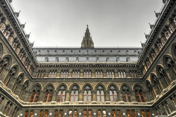 Rathaus (Town Hall) Building in Vienna — Stock Photo, Image