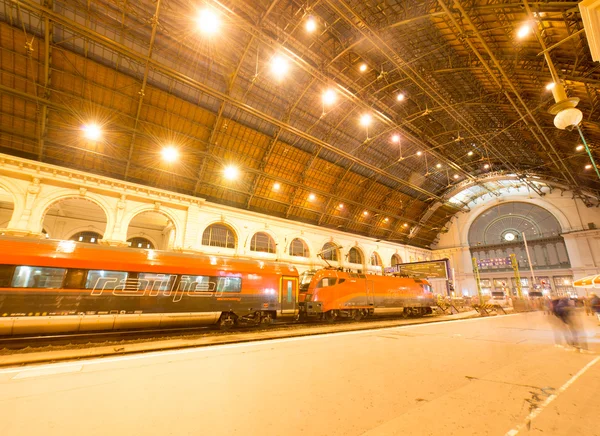 Budapeszt Keleti Railway Station, Węgry — Zdjęcie stockowe
