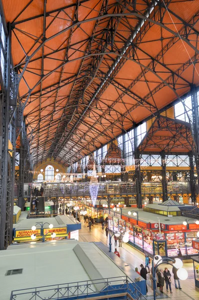 Great Market Hall - Будапешт, Венгрия — стоковое фото