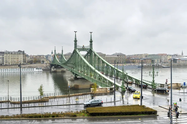 Liberty Bridge - Budapest, Ungheria — Foto Stock