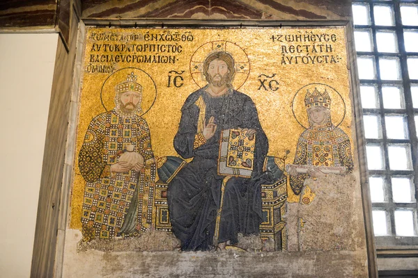 Hagia Sophia Jesus Mosaic - Istanbul, Turkey — Stock Photo, Image