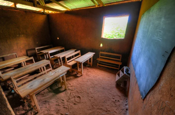 African Elementary School Classroom — Stock Photo, Image