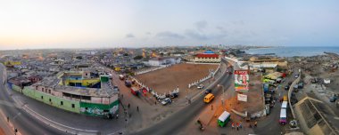 Accra, Gana panoramik manzaralı
