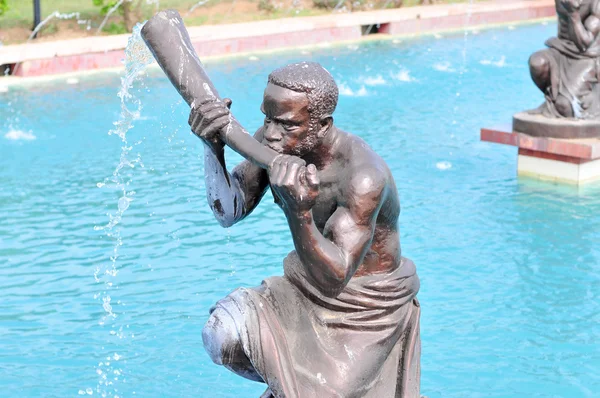 Kwame nkrumah Gedenkpark Brunnen — Stockfoto