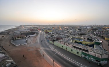 Accra, Gana panoramik manzaralı