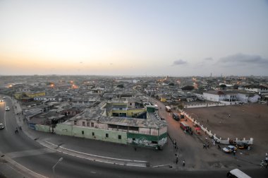 Accra, Gana panoramik manzaralı
