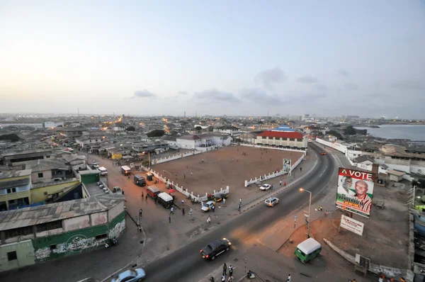 Accra, Gana panoramik manzaralı — Stok fotoğraf