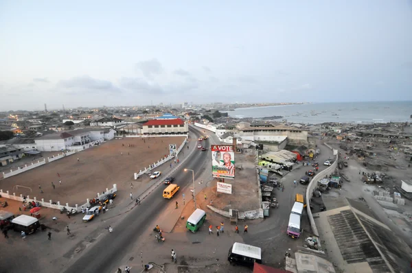 Blick auf accra, ghana — Stockfoto