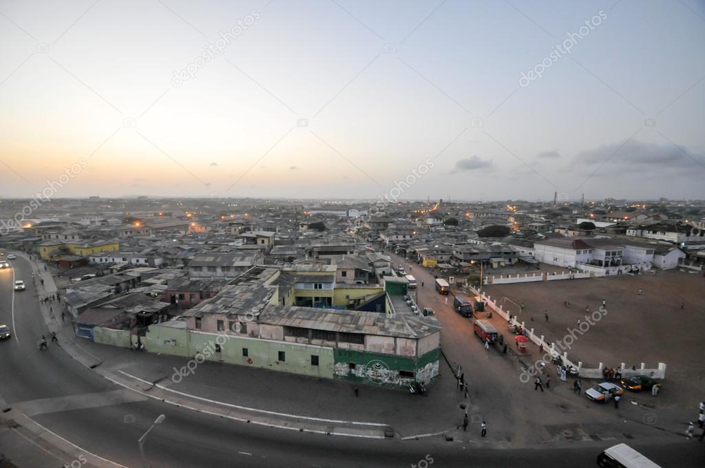 Panoramic View of Accra, Ghana