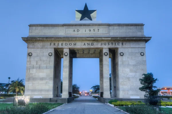 Bağımsızlık arch, accra, Gana — Stok fotoğraf