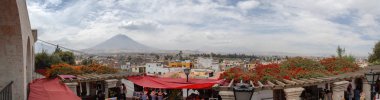 Arequipa, peru misti Volkanı ile