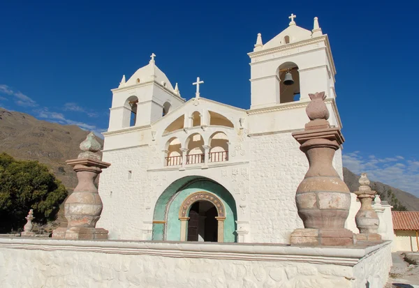 Die Kirche der Heiligen Santa Ana de Maca, Peru — Stockfoto