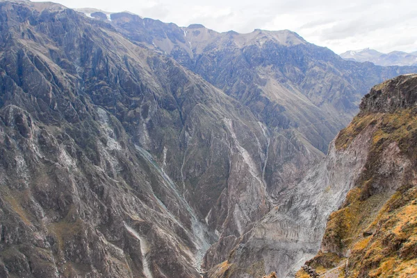 Panorama do Canyon de Colca, no Peru — Fotografia de Stock