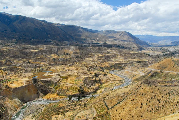科尔卡大峡谷、 秘鲁 — 图库照片