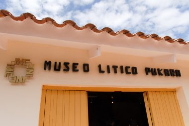 Museo Litico Pukara, Peru clipart