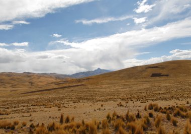 Görünüm boyunca Cusco-Puno, Peru