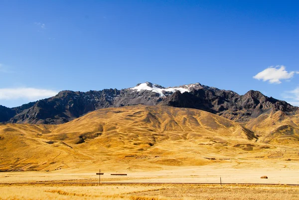 Vista a lo largo de la carretera Cusco-Puno, Perú —  Fotos de Stock