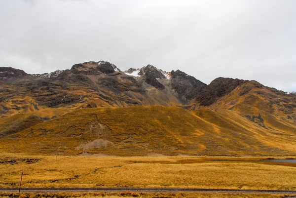 Widok na drodze Cusco-Puno, Peru — Zdjęcie stockowe
