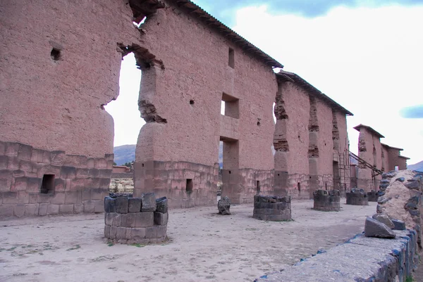 Temple of Wiracocha - Raqchi, Peru — Stock Photo, Image