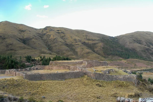 Puca Pucara, rovine Inca - Cuzco, Perù — Foto Stock