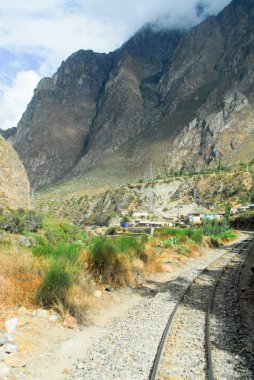 Cusco ve Machu Picchu, Peru arasında yol görünümünü