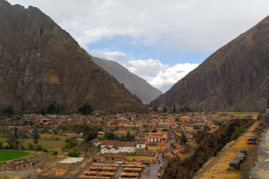 Ollantaytambo - eski Inca Kalesi, Peru