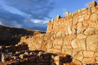 Chinchero, Cuzco, Peru İnka Sarayı kalıntıları