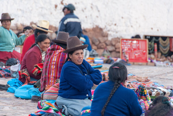 Inca Market in Chichero, Peru