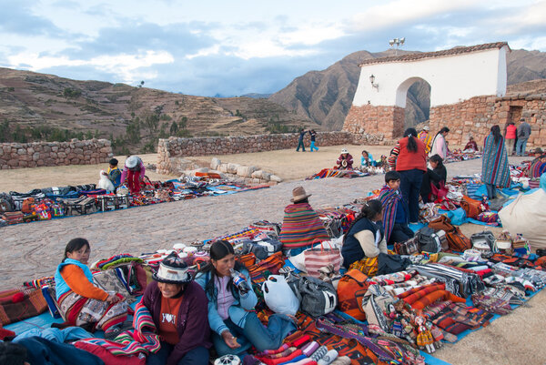 Inca Market in Chichero, Peru