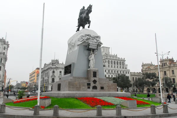 Plaza San Martín, Lima, Perú — Foto de Stock