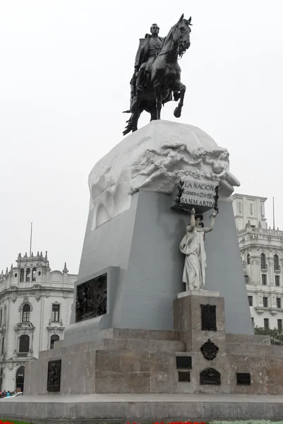 Plaza San Martín, Lima, Perú — Foto de Stock