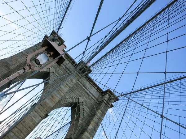 Brooklyn Bridge, Nova Iorque — Fotografia de Stock