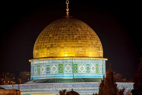 Dome of the Rock, Jerusalem, Night — Stock Photo, Image