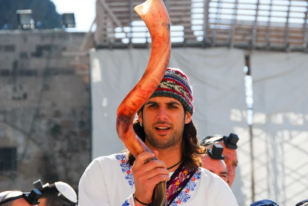 Bar Mitzvah at Western Wall, Jerusalem — Stock Photo, Image