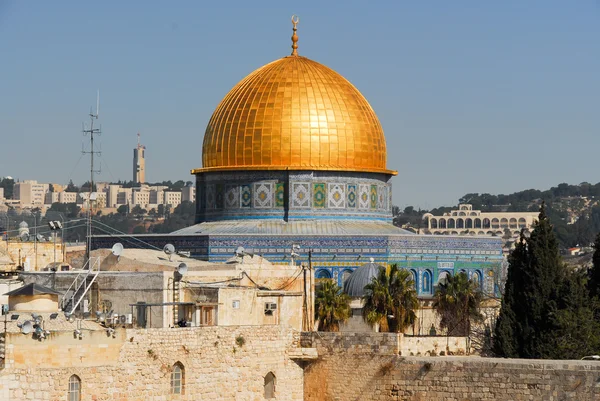 Kuppel des Felsens in jerusalem, israel — Stockfoto