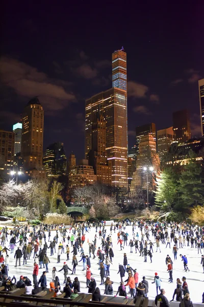 Central Park Skating Rink, New York — Stock Photo, Image